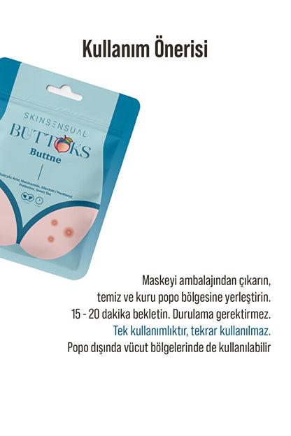 Buttoks Buttne Vücut Maskesi | Vücut Sivilceleri ve Pürüzlere Karşı