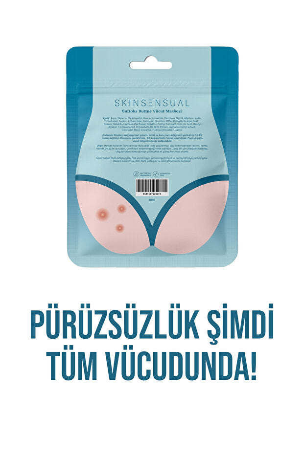 Buttoks Buttne Vücut Maskesi | Vücut Sivilceleri ve Pürüzlere Karşı