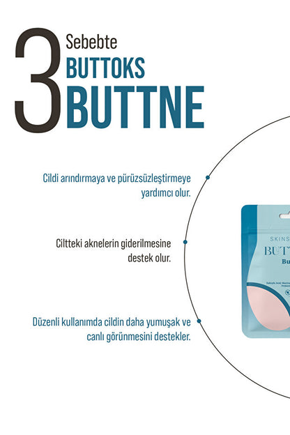 Buttoks Buttne Vücut Maskesi | Vücut Sivilceleri ve Pürüzlere Karşı