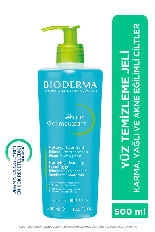 AYSVERA™ Bioderma Sebium Foaming Gel 500 ml